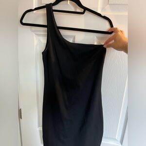 Dynamite; one shoulder strap dress.